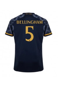 Fotbalové Dres Real Madrid Jude Bellingham #5 Venkovní Oblečení 2023-24 Krátký Rukáv